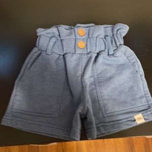 LIttle Road Co -  Bluefin Girl's Paper Bag Waist Shorts 5Y